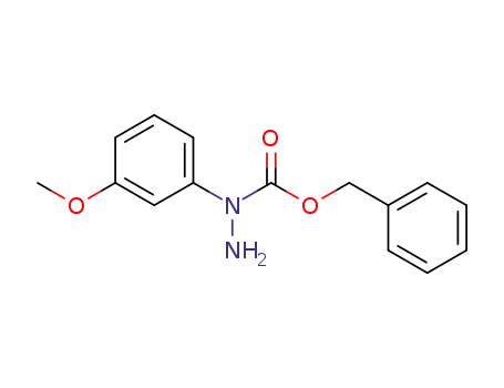Molecular Structure of 1197055-14-3 (benzyl 1-(3-methoxyphenyl)hydrazinecarboxylate)