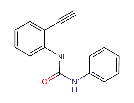 Molecular Structure of 1224970-00-6 (1-(o-ethynylphenyl)-3-phenylurea)