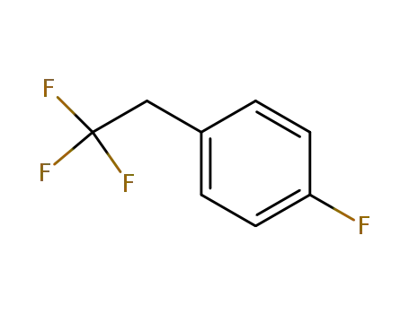 Molecular Structure of 50561-99-4 (1-fluoro-4-(2,2,2-trifluoroethyl)benzene)