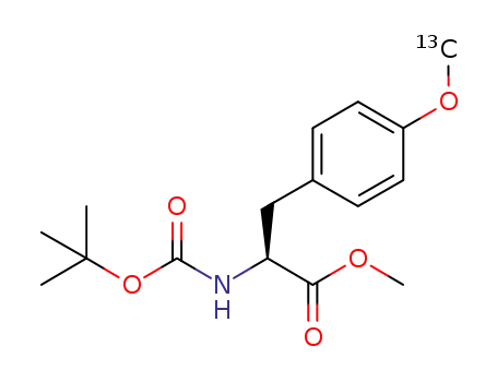Boc-Tyr(O-<sup>(13)</sup>CH<sub>3</sub>)-OCH<sub>3</sub>