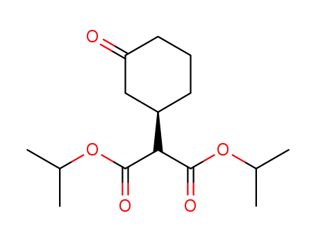 Propanedioic acid, [(1R)-3-oxocyclohexyl]-, bis(1-methylethyl) ester
