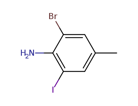 2-BROMO-4-METHYL-6-IODOANILINE