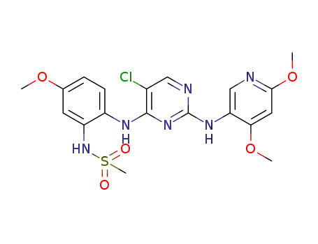 N-(2-(5-chloro-2-(4,6-dimethoxypyridin-3-ylamino)pyrimidin-4-ylamino)-5-methoxyphenyl)methanesulfonamide