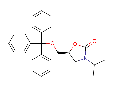 n-isopropyl-5-trityloxymethyl-2-oxazolidinone