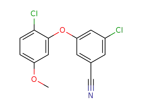 3-chloro-5-(2-chloro-5-methoxyphenoxy)benzonitrile