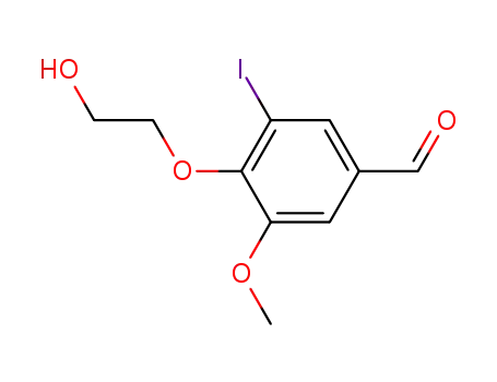 4-(2-Hydroxyethoxy)-3-iodo-5-methoxybenzaldehyde