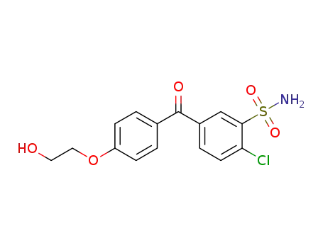 2-chloro-5-[4-(2-hydroxy-ethoxy)-benzoyl]-benzenesulfonamide