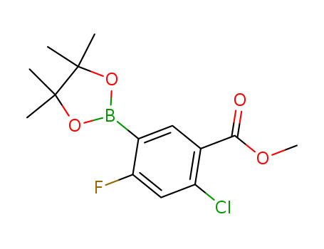 Methyl 2-chloro-4-fluoro-5-(4,4,5,5-tetramethyl-1,3,2-dioxaborolan-2-yl)benzoate