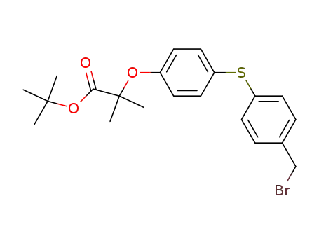 tert-butyl 2-[4-((4-bromomethyl)phenylthio)phenyloxy]-2-methylpropanoate