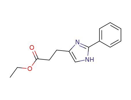 3-(2-phenyl-1<sup>(3)</sup><i>H</i>-imidazol-4-yl)-propionic acid ethyl ester