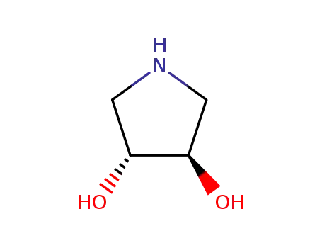 Molecular Structure of 136779-52-7 (trans-3,4-Dihydroxypyrrolidine)