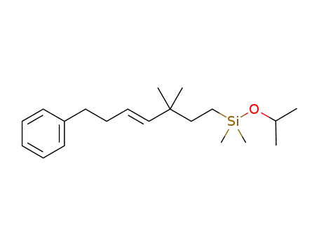 Molecular Structure of 1092770-60-9 ((E)-(3,3-dimethyl-7-phenylhept-4-enyl)(isopropoxy)dimethylsilane)