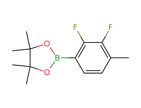 Molecular Structure of 1116681-99-2 (2,3-Difluoro-4-methylphenylboronic acid pinacol ester)