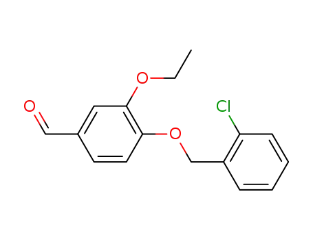 Molecular Structure of 325856-53-9 (4-[(2-CHLOROBENZYL)OXY]-3-ETHOXYBENZALDEHYDE)