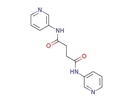 Molecular Structure of 39642-62-1 (N,N′-bis(3-pyridyl)succinamide)