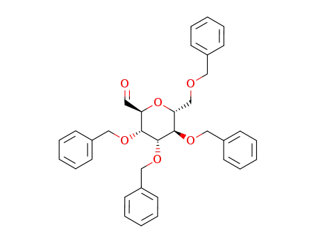 (2S,3S,4S,5R,6R)-3,4,5-tris(benzyloxy)-6-((benzyloxy)methyl)tetrahydro-2H-pyran-2-carbaldehyde