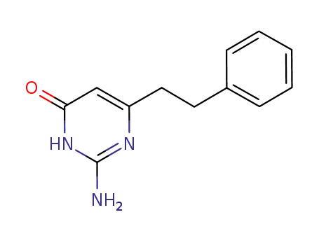 Molecular Structure of 6951-49-1 (2-amino-6-(2-phenylethyl)pyrimidin-4(1H)-one)