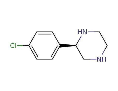 Molecular Structure of 769944-51-6 (2-(4-chlorophenyl)piperazine)