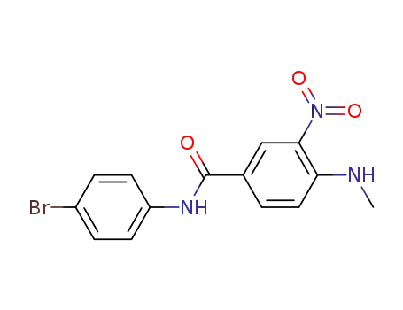 N-(4-bromo-phenyl)-4-methylamino-3-nitro-benzamide