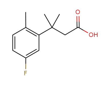 3-(5-fluoro-2-Methylphenyl)-3-Methylbutanoic acid