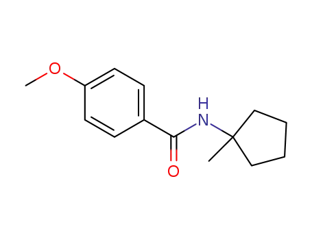 Molecular Structure of 1269151-85-0 (N-1-methylcyclopentane-4-methoxy-benzamide)