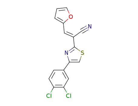 2-[4-(3,4-dichlorophenyl)-1,3-thiazol-2-yl]-3-(2-furyl)acrylonitrile