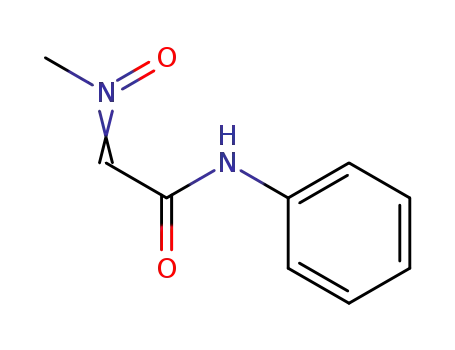 Molecular Structure of 104676-37-1 (N-methyl-C-(N-phenylcarbamoyl)nitrone)
