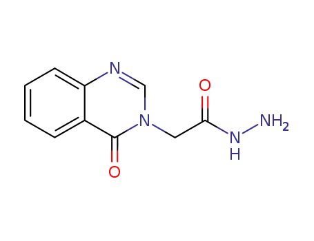 Molecular Structure of 67067-01-0 ((4-OXO-4H-QUINAZOLIN-3-YL)-ACETIC ACID HYDRAZIDE)