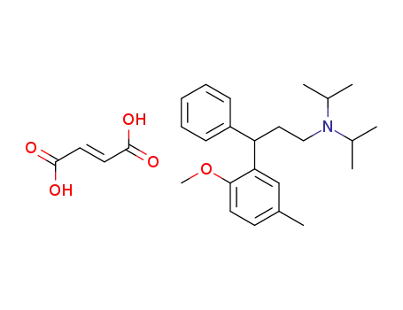 Molecular Structure of 124935-89-3 (2-Methoxy-5-methyl-N,N-bis(1-methylethyl)-3-phenylbenzenepropanamine fumarate)