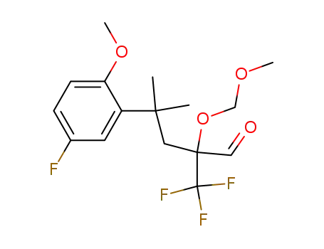 4-(5-fluoro-2-methoxyphenyl)-2-methoxymethoxy-4-methyl-2-trifluoromethylpentanal