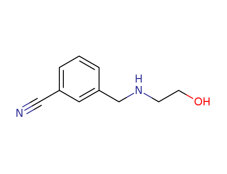 3-((2-hydroxyethylamino)methyl)benzonitrile