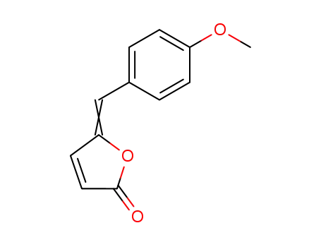 Molecular Structure of 24962-84-3 ((5E)-5-(4-methoxybenzylidene)furan-2(5H)-one)