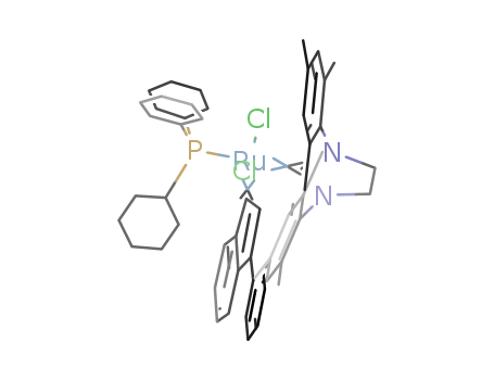 [1,3-Bis(2,4,6-trimethylphenyl)-2-imidazolidinylidene]dichloro-(3-phenyl-1H-inden-1-ylidene)(tricyclohexylphosphine)ruthenium(II)