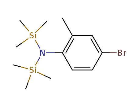 Silanamine, N-(4-bromo-2-methylphenyl)-1,1,1-trimethyl-N-(trimethylsilyl)-