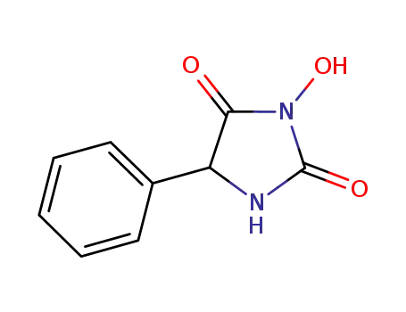 Molecular Structure of 1034164-79-8 (3-hydroxy-5-phenylimidazolidine-2,4-dione)