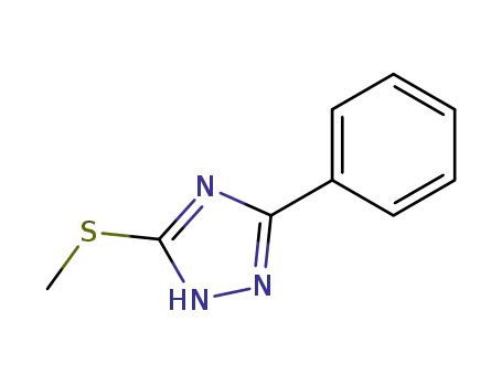 1H-1,2,4-Triazole, 3-(methylthio)-5-phenyl-