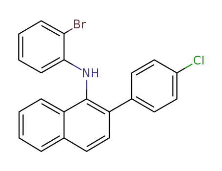 N-(2-bromophenyl)-2-(4-chlorophenyl)naphthalen-1-amine