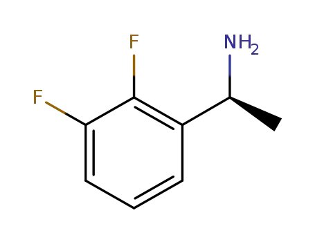 Molecular Structure of 1415380-62-9 ((S)-1-(2,3-DIFLUOROPHENYL)ETHANAMINE)