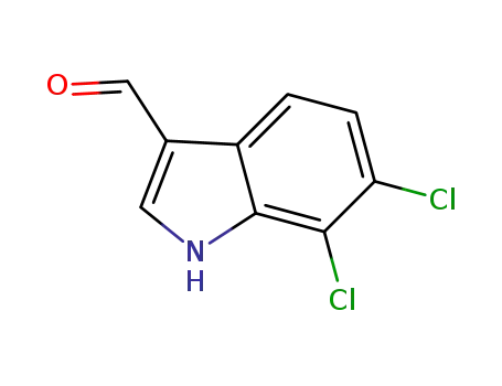 6,7-디클로로-1H-인돌-3-카르복스알데히드
