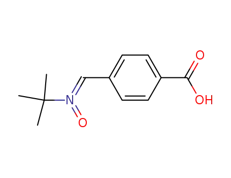 Molecular Structure of 61361-17-9 (Benzoic acid, 4-[[(1,1-dimethylethyl)oxidoimino]methyl]-)