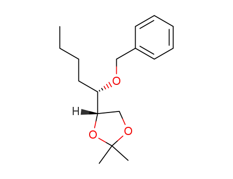 <4S,4(1S)>-4-<1-(Benzyloxy)pentyl>-2,2-dimethyl-1,3-dioxolane