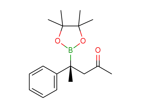 (S)-4-Phenyl-4-(4,4,5,5-tetramethyl-1,3,2-dioxaborolan-2-yl)pentan-2-one