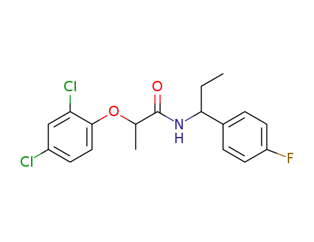 N-[1-(4-fluorophenyl)propyl]-2-(2,4-dichlorophenoxy)propanamide