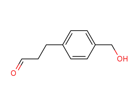 Molecular Structure of 690264-15-4 (3-(4-HYDROXYMETHYL-PHENYL)-PROPIONALDEHYDE)