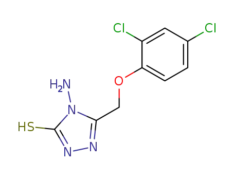 3H-1,2,4-Triazole-3-thione, 2,4-dihydro-4-amino-5-((2,4-dichlorophenoxy)methyl)-
