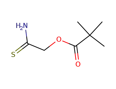 Molecular Structure of 175204-79-2 (2-AMINO-2-THIOXOETHYL PIVALATE)