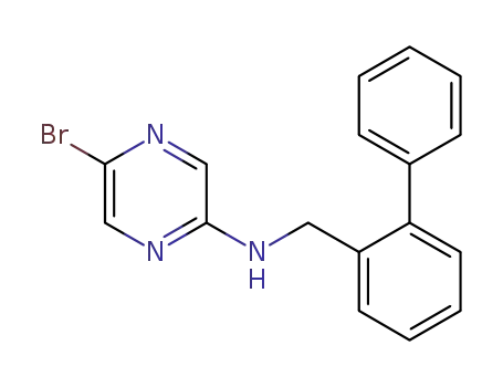 N-(biphenyl-2-ylmethyl)-5-bromopyrazin-2-amine