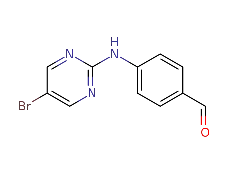 4-(5-bromopyrimidin-2-ylamino)benzaldehyde