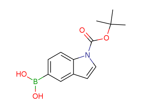 1H-Indole-1-carboxylicacid, 5-borono-, 1-(1,1-dimethylethyl) ester