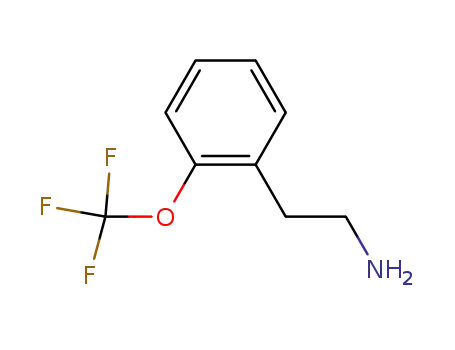 Molecular Structure of 137218-26-9 ((2-[2-(trifluoromethoxy)phenyl]ethyl)amine)